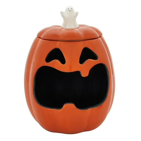 NWT Celebrate Together™ Halloween Ceramic Jack-'O'-Lantern Candy Bowl Home Decor - Picture 3 of 11